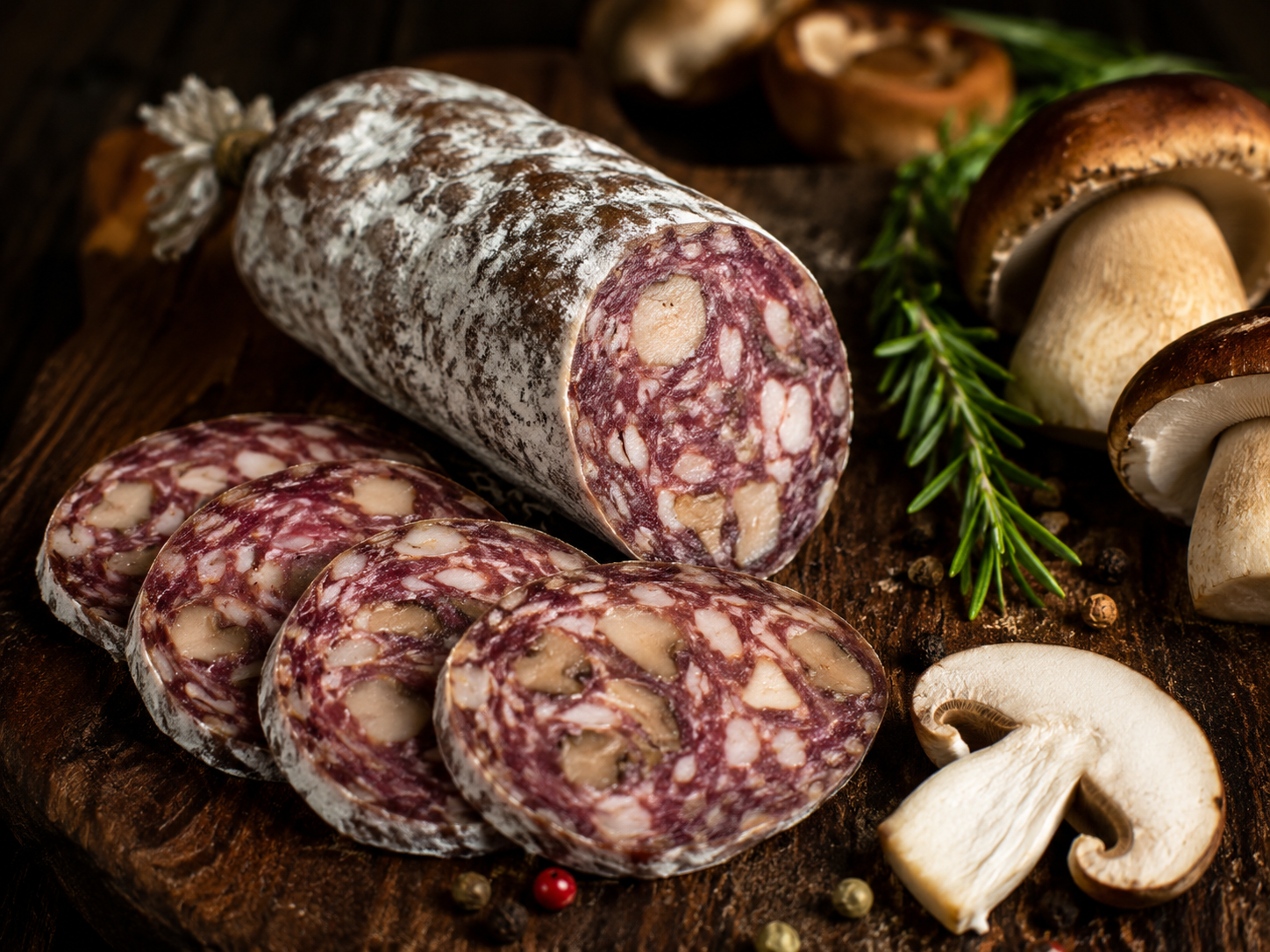 saucisson cèpes